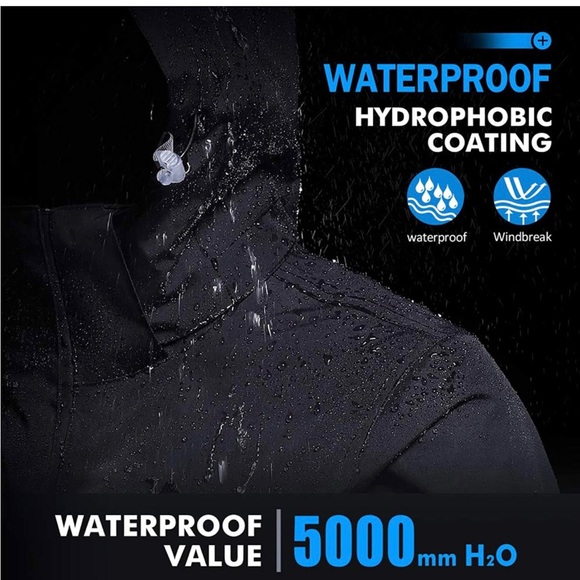 CAMEL CROWN Womens Waterproof Ski Jacket 3-in-1 Windbreaker - Picture 2 of 7